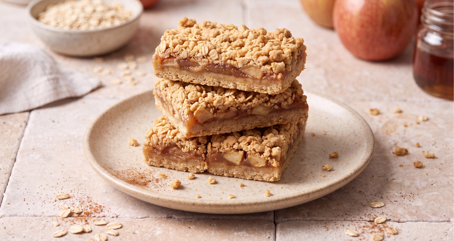 Apple Pie Crumble Protein Bars