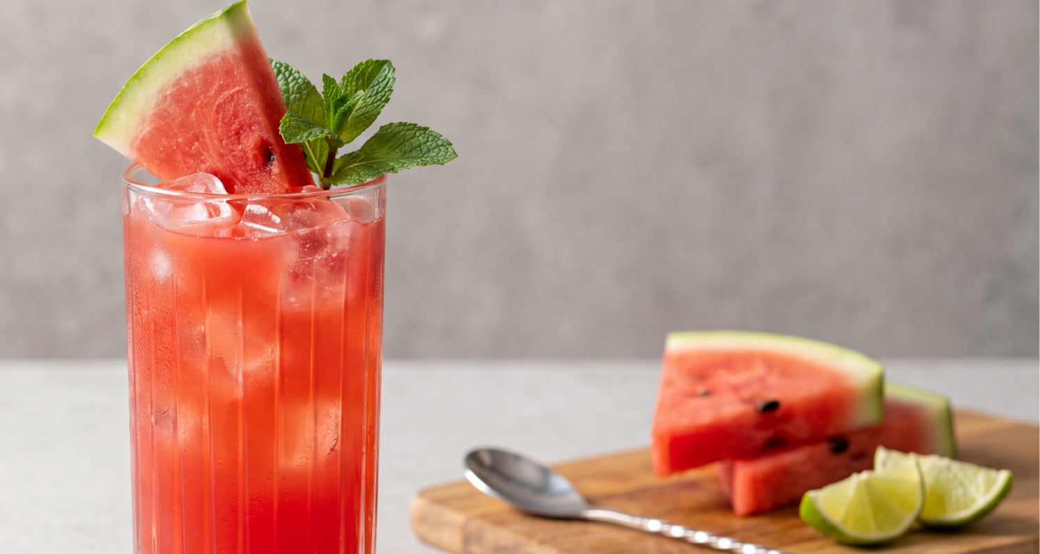 Watermelon Mint Cooler Mocktail