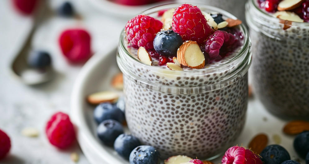 Blueberry Chia Seed Pudding