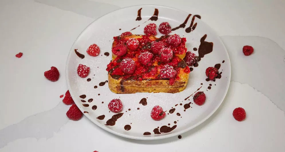 Raspberry Cheesecake Stuffed French Toast