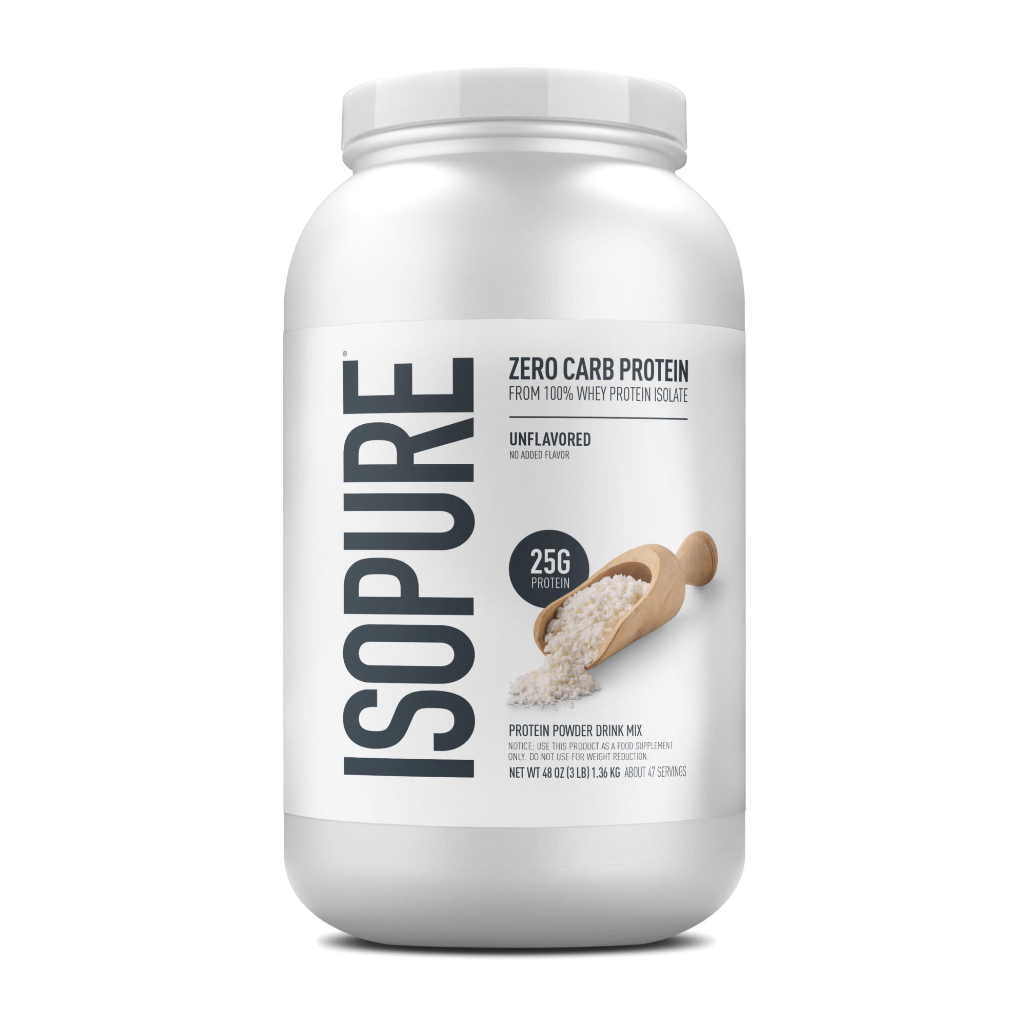 ISOPURE® ZERO CARB PROTEIN UNFLAVORED