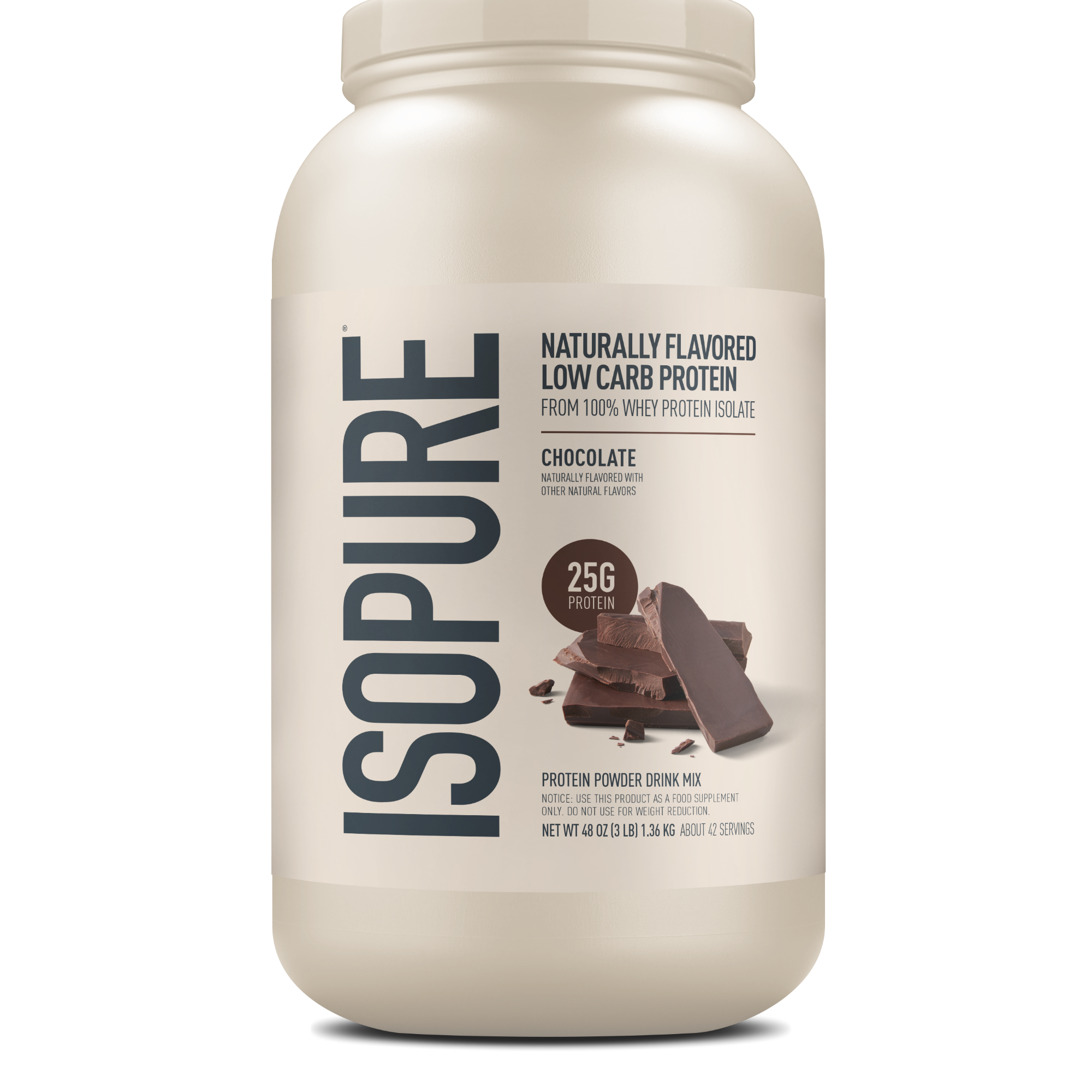 ISOPURE® NATURALLY FLAVORED LOW CARB PROTEIN