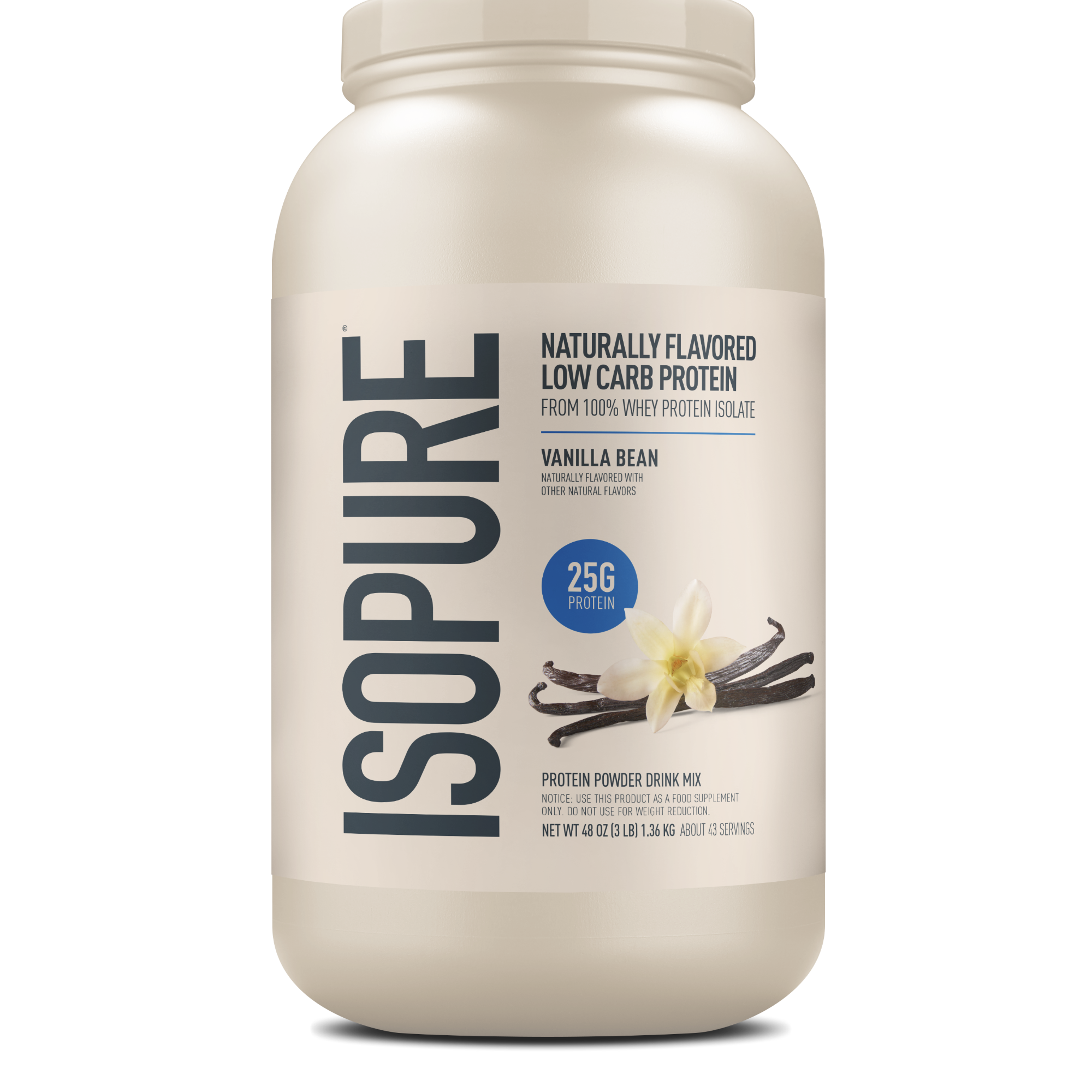 ISOPURE® NATURALLY FLAVORED LOW CARB PROTEIN
