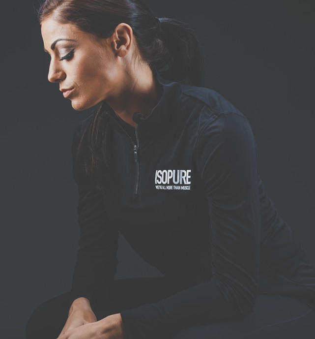 ISOPURE® WOMEN'S 1/4 ZIP LIGHTWEIGHT PULLOVER