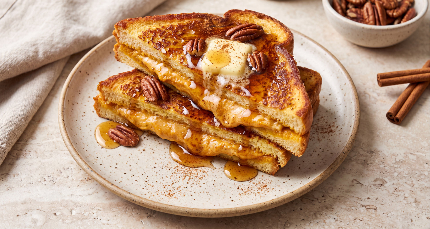 Pumpkin Stuffed French Toast