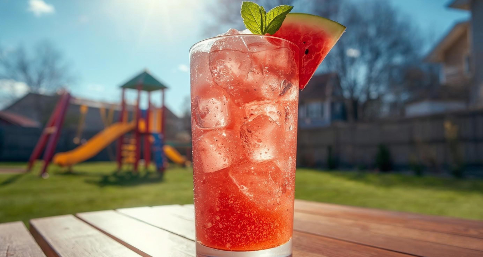 Watermelon Mint Cooler Mocktail
