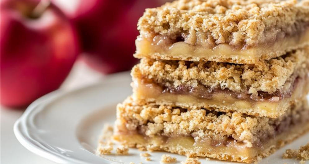Apple Pie Crumble Protein Bars