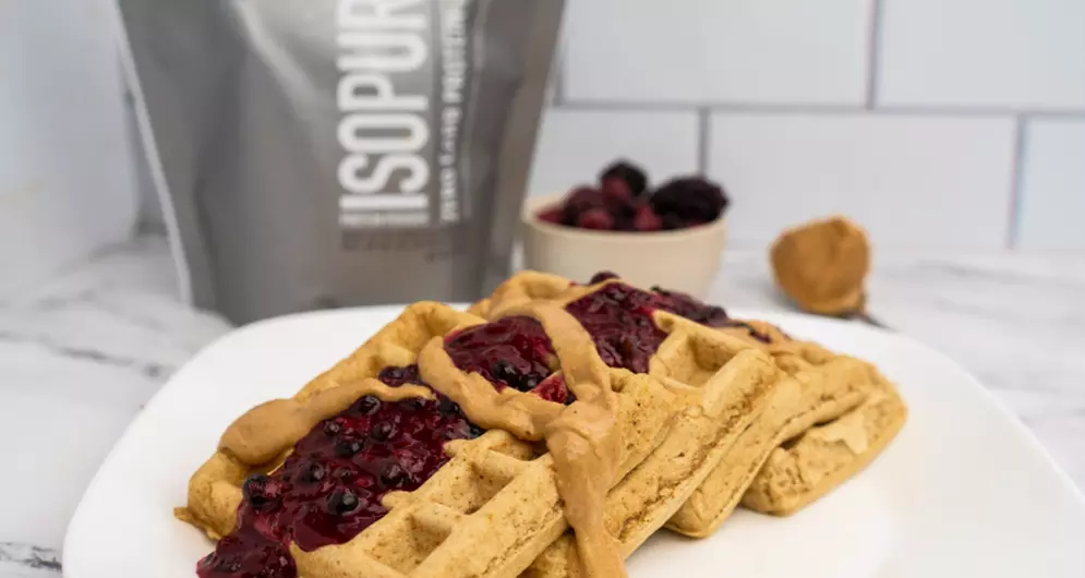 PB&J PROTEIN WAFFLES