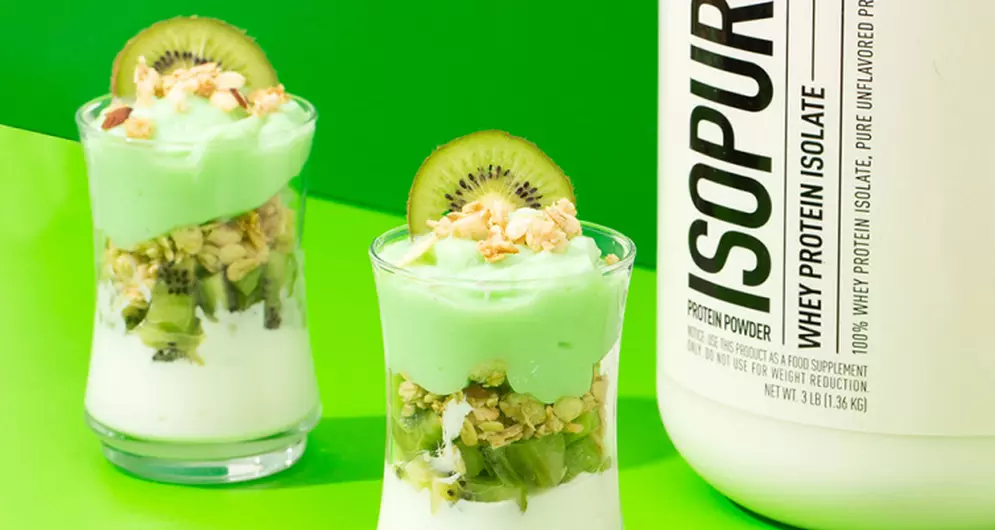 St. Patrick's Day Protein Parfaits