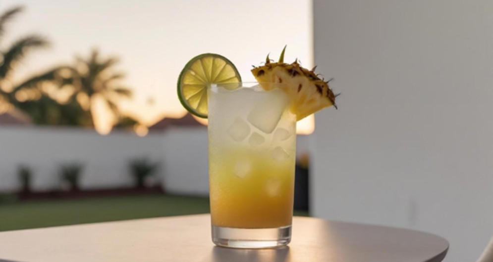 Tropical Sunset Mocktail