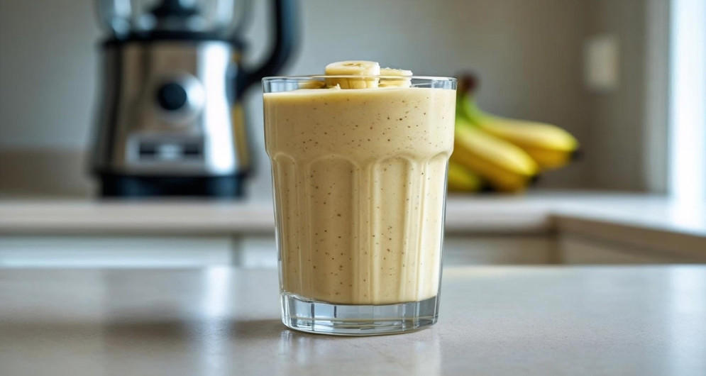 Banana Cream Protein Smoothie