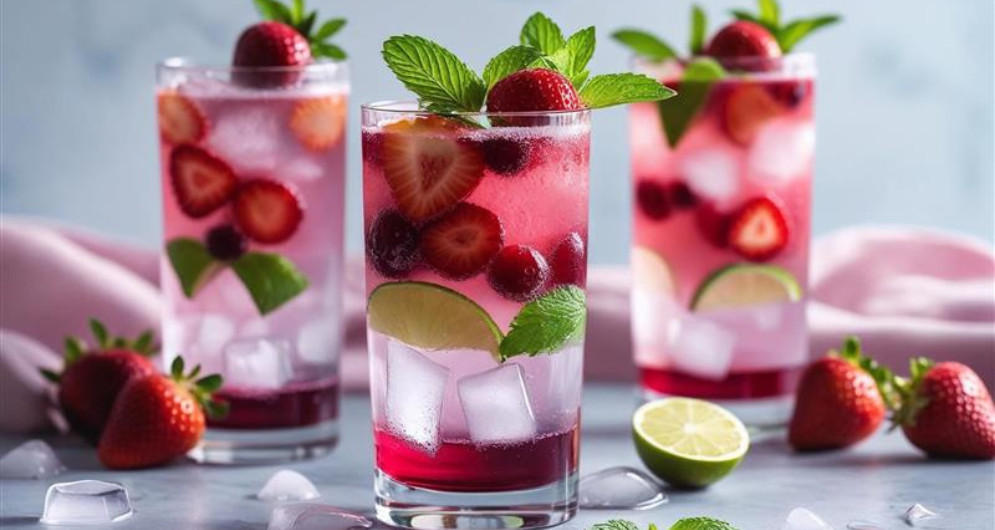 Berry Breeze Isopure Protein Water Mocktail