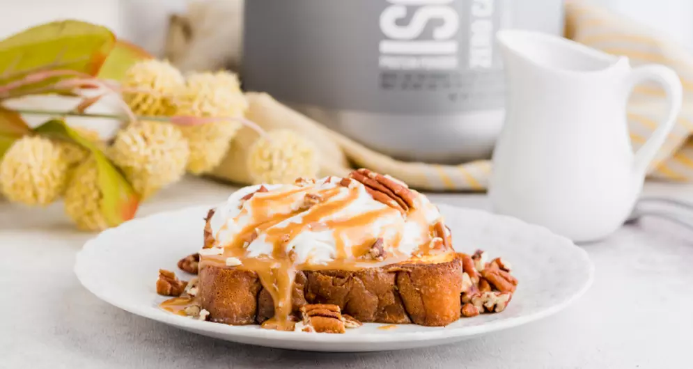 VANILLA SALTED CARAMEL VANILLA FRENCH TOAST