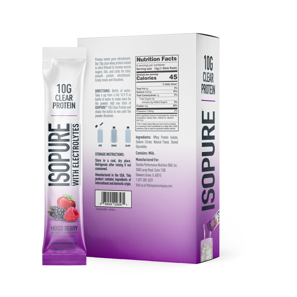 ISOPURE® Clear Protein Stick Packs