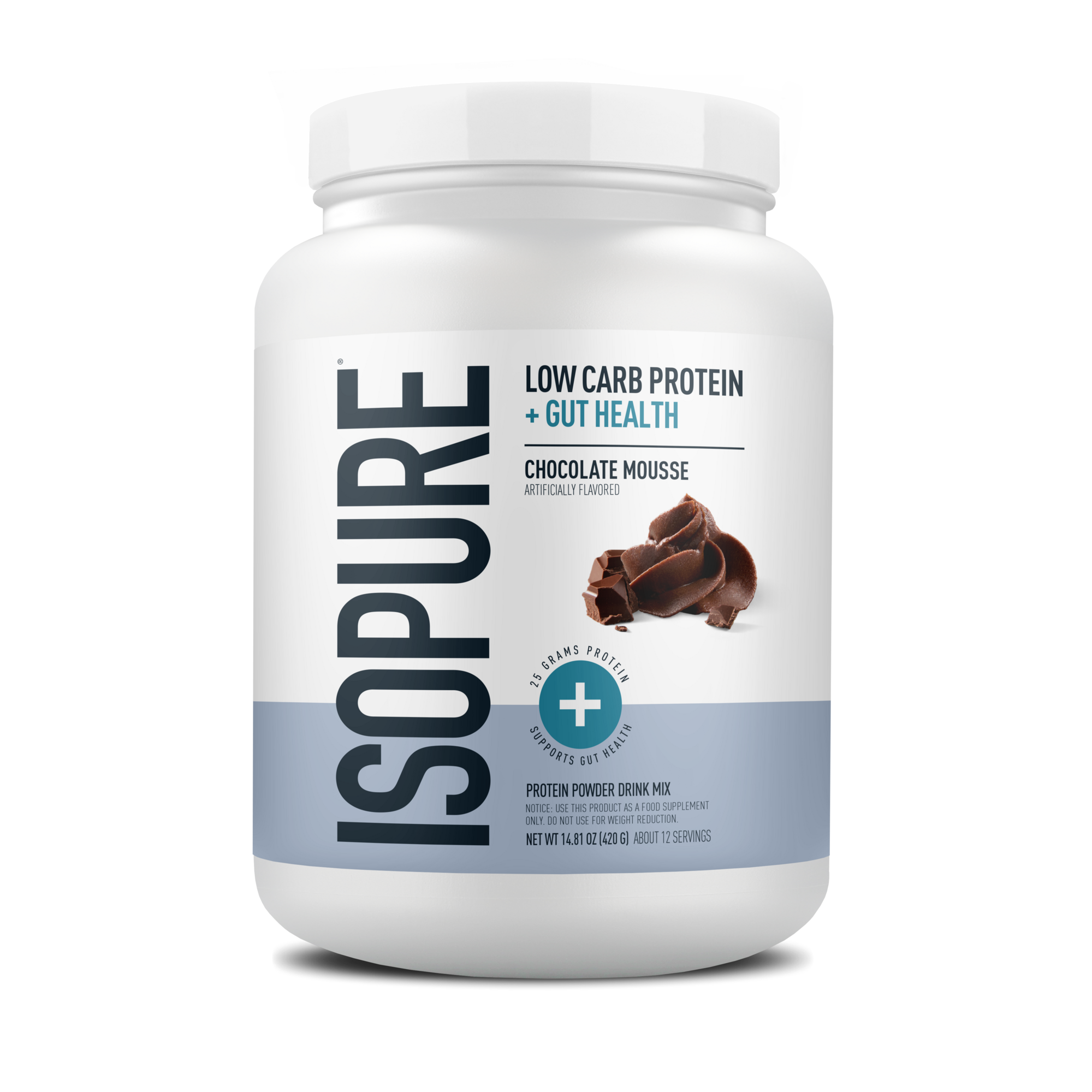 ISOPURE® Low Carb Protein + Gut Health