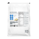 Nutrition facts, ingredients and preparation directions for zero-carb protein powder